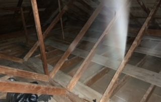 Zonolite removal in Attic, Baie-Urfe