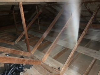 Zonolite removal in Attic, Outremont