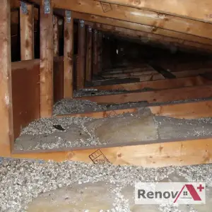 Décontamination de vermiculite dans l'entretoit, Saint-Hyacinthe