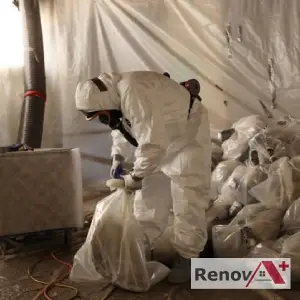 Décontamination de vermiculite dans l'entretoit, Saint-Jean