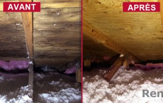 Inspection entretoit moisissures, Longueuil Montreal Laval